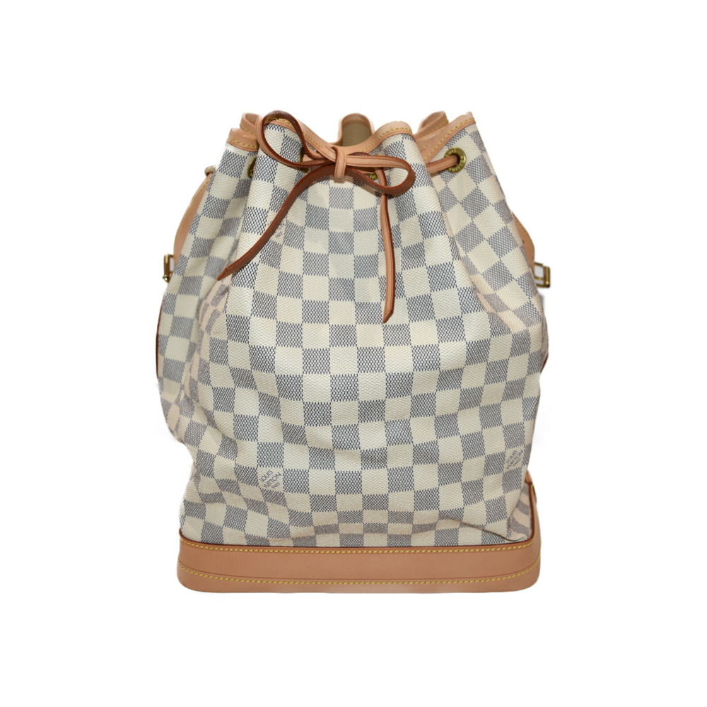 Louis Vuitton Damier Azur White Coated Canvas Shoulder Bag